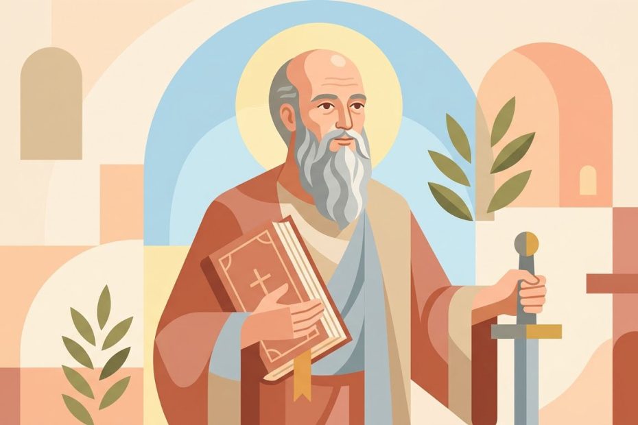 Heiliger Paul - Illustration prière catholique